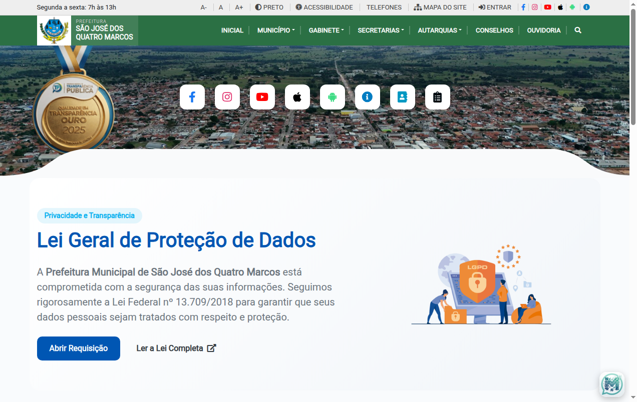 Screenshot de LGPD