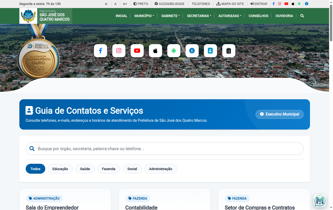 Screenshot de Telefones Úteis