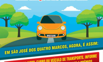 Campanha de transferência e emplacamento de veículos sorteará prêmios em Quatro Marcos