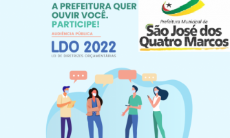 AUDIÊNCIA PÚBLICA PARA ELABORAÇÃO DA LEI DE DIRETRIZES ORÇAMENTÁRIAS-LDO/2022
