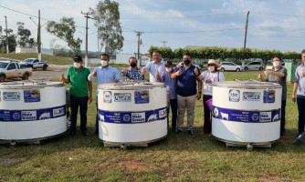 Gestão Municipal realiza entrega de tanques de resfriamento de leite para Associações Rurais