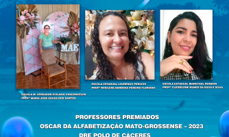 GANHADORAS DO OSCAR DA ALFABETIZAÇÃO MATO- GROSSENSE - 2023
