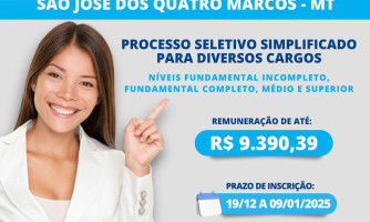 PROCESSO SELETIVO SIMPLIFICADO PARA CONTRATOS TEMPORÁRIOS E FORMAÇÃO DE CADASTRO RESERVA