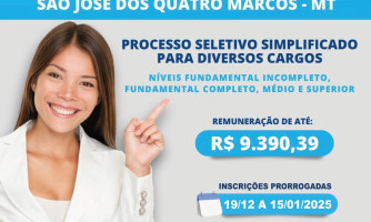 PROCESSO SELETIVO SIMPLIFICADO PARA CONTRATOS TEMPORÁRIOS E FORMAÇÃO DE CADASTRO RESERVA