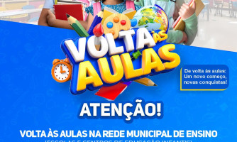 Volta as aulas 17/02