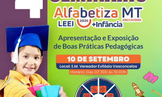 4º Seminário Alfabetiza/MT - Apresentação e Exposição de Boas Práticas Pedagógicas
