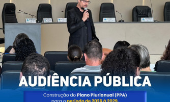 Audiência Pública discute elaboração do PPA 2026-2029 em São José dos Quatro Marcos