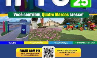 Campanha IPTU 2025 já começou em São José dos Quatro Marcos