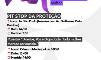 Campanha pelo Fim da Violência Contra a Mulher em São José dos Quatro Marcos