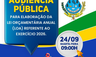Audiência pública da LOA 2026