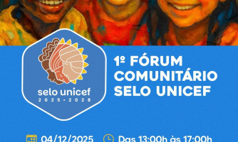 1º Fórum Comunitário Selo UNICEF 2025-2028 em São José dos Quatro Marcos-MT