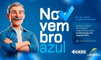 Mês de combate ao câncer de próstata em São José dos Quatro Marcos-MT