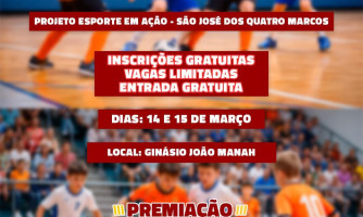 Copinha de Futsal Sub-11 Projeto Esporte em Ação - São José dos Quatro Marcos 2026