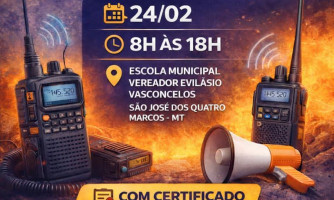 CURSO DE RADIOCOMUNICAÇÃO EM DESASTRES