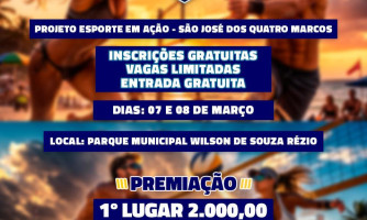 Projeto Esporte em Ação Open de Vôlei de Praia - São José dos Quatro Marcos 2026