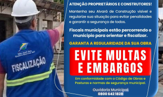 Fiscalização de obras: regularize seu alvará e evite multas e embargos