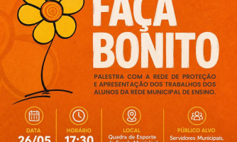 Faça Bonito evento Maio Laranja em São José dos Quatro Marcos 2026