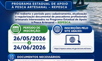 Reabertura do Sistema Repesca para Pescadores Artesanais