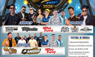 Inscrições para Festival de Música em São José dos Quatro Marcos