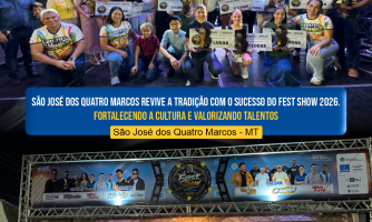 Fest Show 2026 retorna com grande público e celebra a cultura de São José dos Quatro Marcos