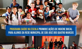 Prefeitura promove ação de saúde bucal nas creches municipais