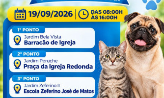 CAMPANHA DE VACINAÇÃO ANTIRRÁBICA 2026