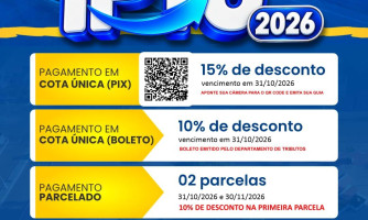 IPTU 2026 da Prefeitura Municipal de São José dos Quatro Marcos