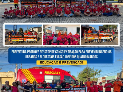 Ação educativa alerta população sobre os riscos de...