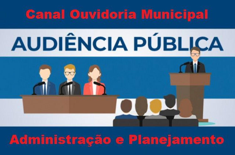 Prefeitura disponibiliza novo modelo de Audiência Pública para discutir LDO 2021 via Ouvidoria