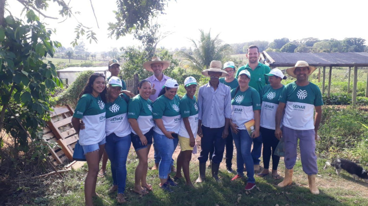 Curso de Olericultura Orgânica é realizado para moradores de bairros urbanos de São José dos Quatro Marcos
