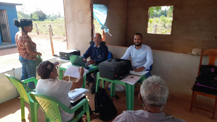 Núcleo Municipal de Regularização Fundiária realiza coleta de dados no Assentamento Florestan Fernandes para o Programa Titula Brasil