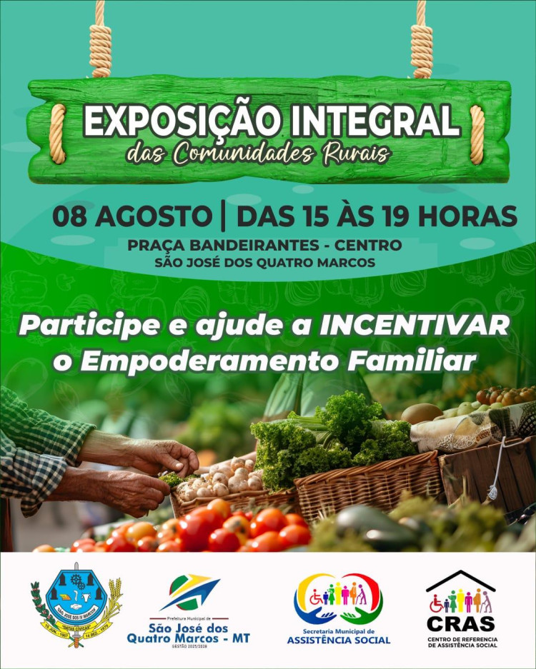 Exposição Integral das Comunidades Rurais em São José dos Quatro Marcos