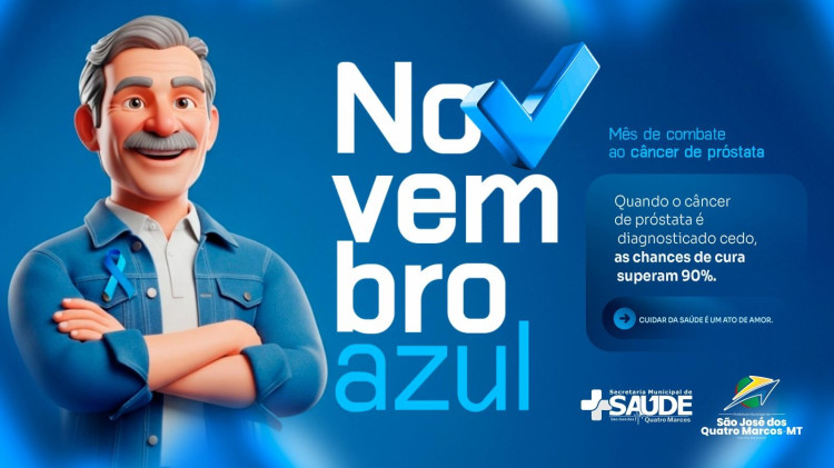 Mês de combate ao câncer de próstata em São José dos Quatro Marcos-MT