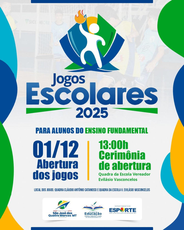 Vem aí os Jogos Escolares 2025!
