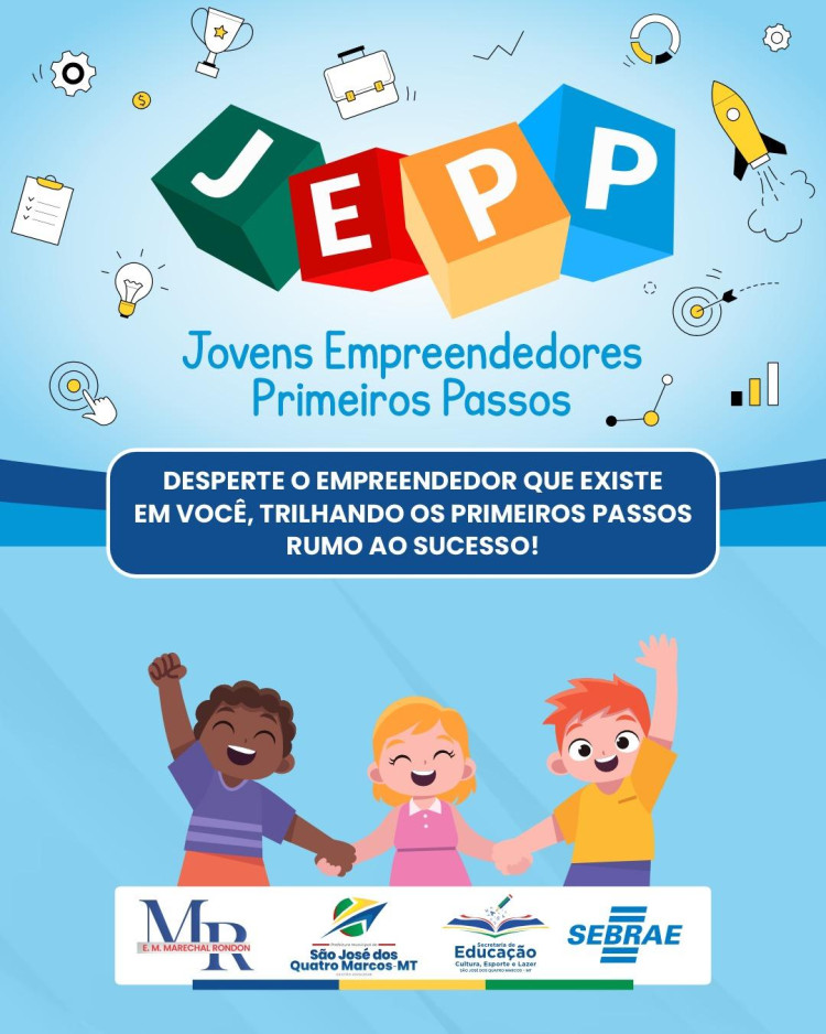 Primeira Feira Jepp na Escola Municipal Marechal Rondon incentiva o empreendedorismo infantil com apoio do Sebrae
