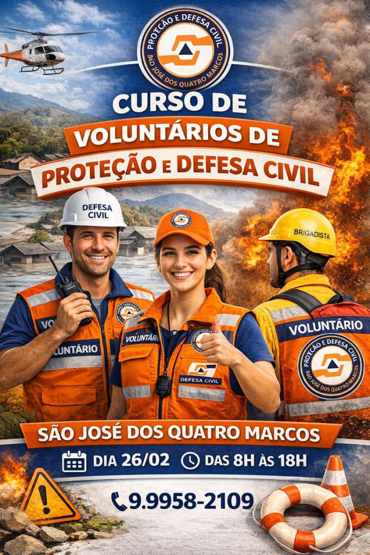CURSO DE VOLUNTÁRIOS DE PROTEÇÃO E DEFESA CIVIL