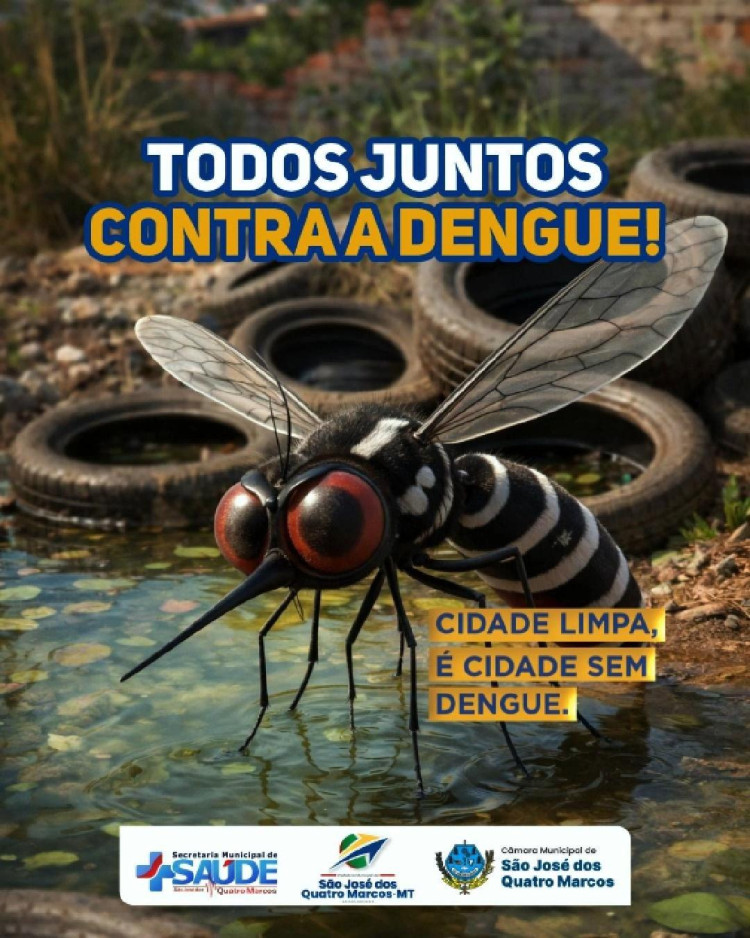 Todos Juntos Contra a Dengue!! São José Dos Quatro Marcos 2026
