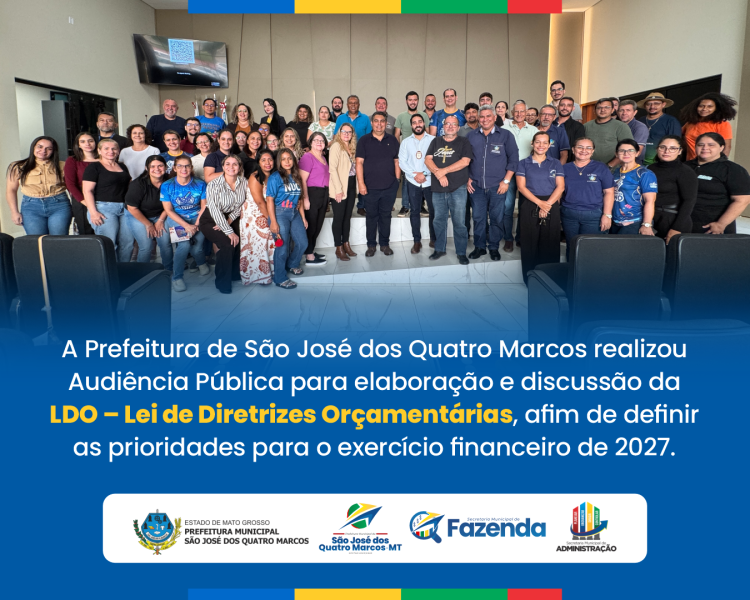 Audiência Pública para elaboração da LDO