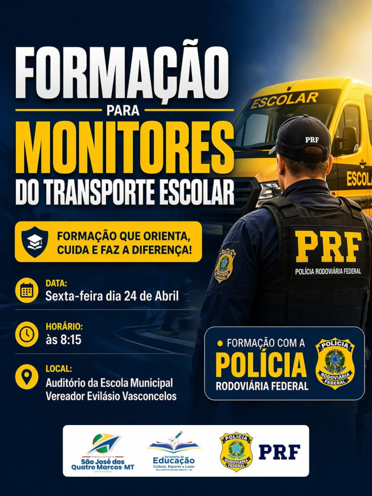 Formação para Monitores do Transporte Escolar