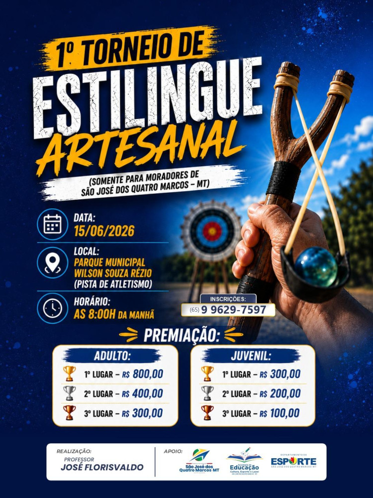 1º Torneio de Estilingue Artesanal em São José dos Quatro Marcos